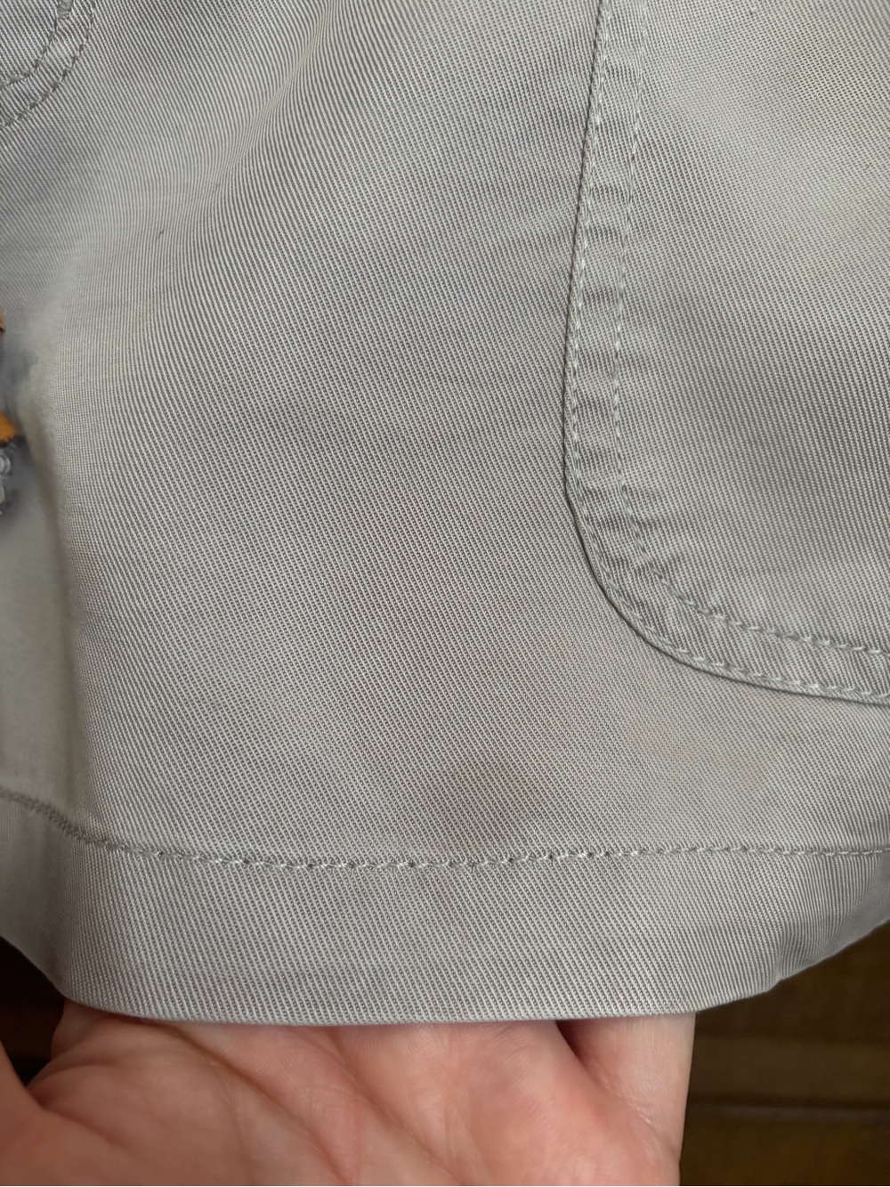 Tentree Light Gray Drawstring Women's Athletic Shorts - Picture 5 of 8